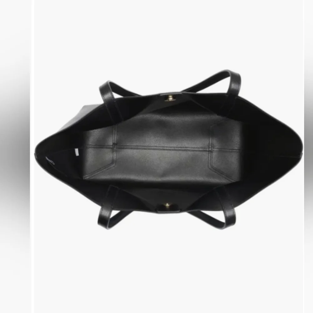 Kate Spade Black Tote "We Are Happy To Serve You" - Picture 3 of 4